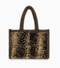 Fawn Tote Bag with Sherpa Trim (2 colors)