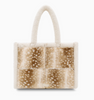 Fawn Tote Bag with Sherpa Trim (2 colors)