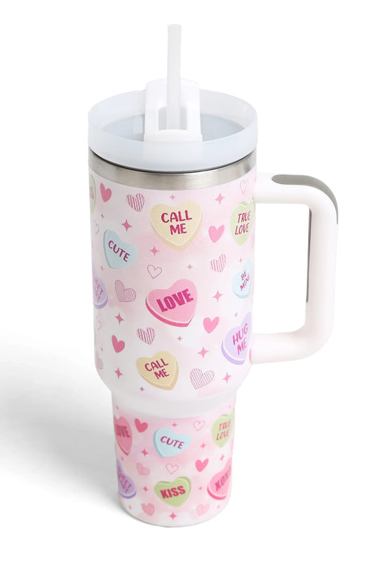 Candy Hearts 40oz Tumbler