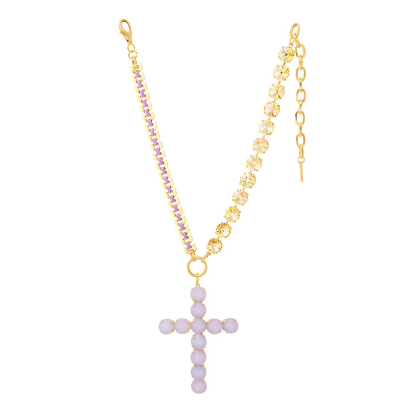 TOVA - Felicity Necklace - Ultra Unicorn White Opal
