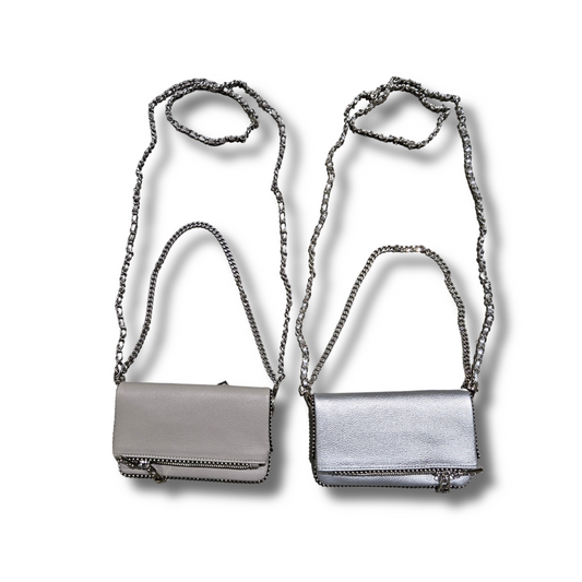 The Mini Verona Foldover Clutch (2 colors)