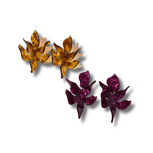 Flora Statement Earrings (2 colors)