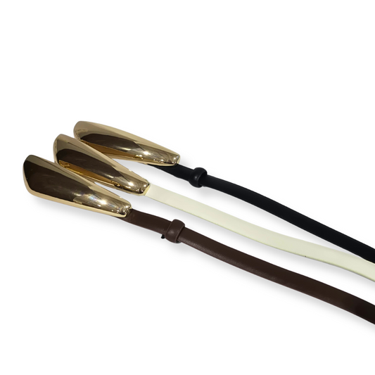 Geo Chic Faux Leather Belt (3 colors)