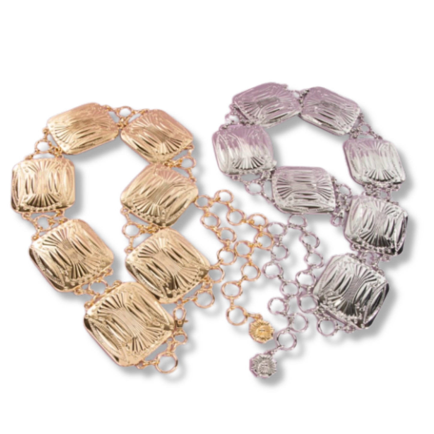 Square Disk Chain Belt (2 colors)