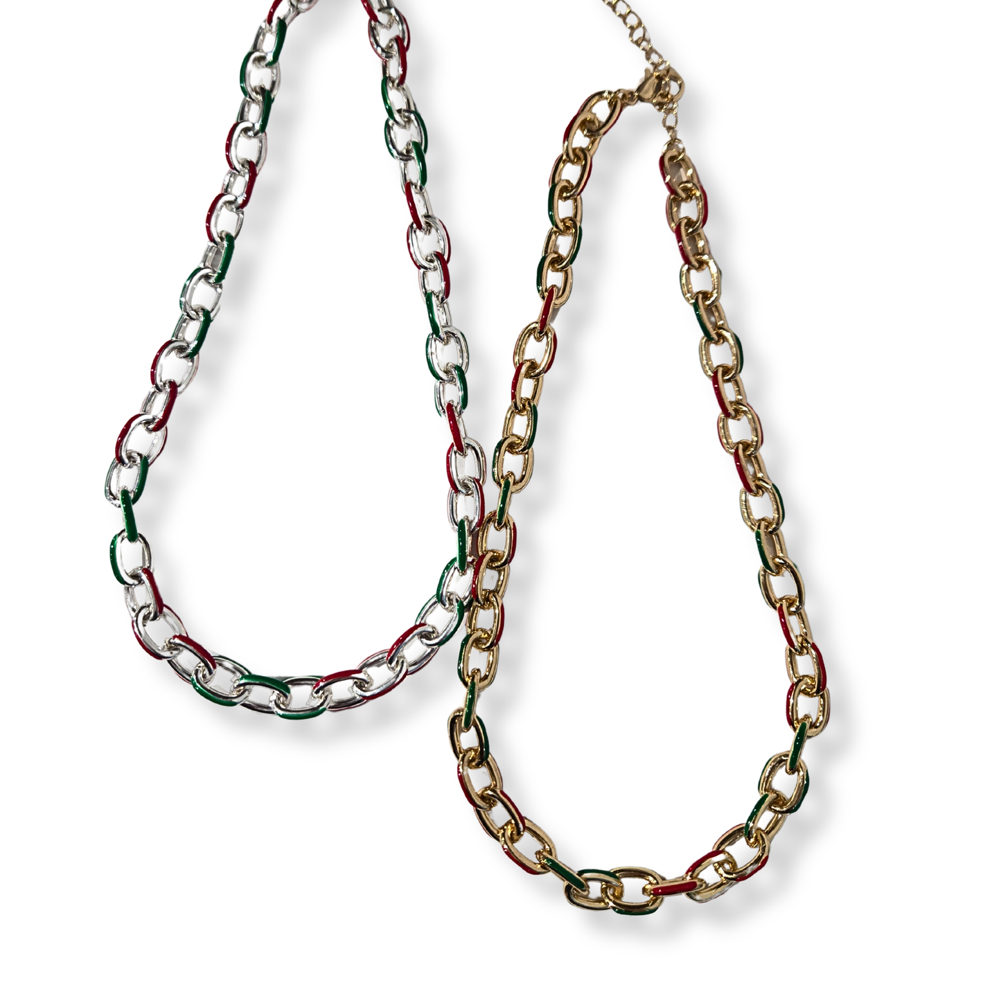 Christmas Spirit Enamel Chain (2 colors)