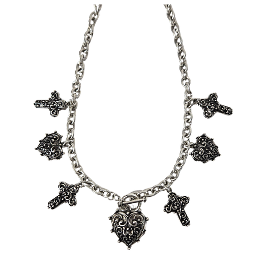 Boho Faith Charm Necklace