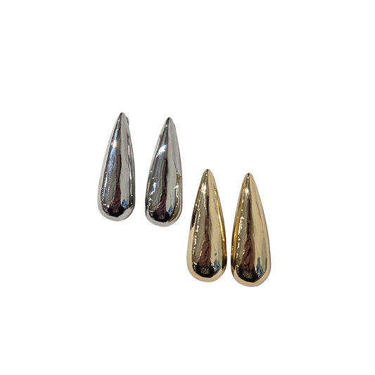 Teardrop Statement Earrings (2 colors)