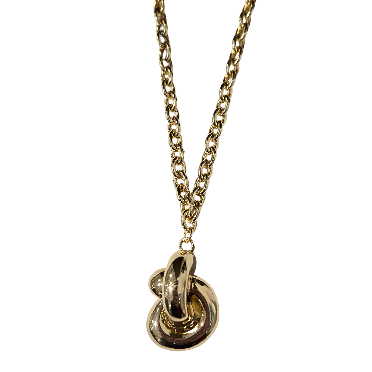 Chunky Gold Twist Necklace