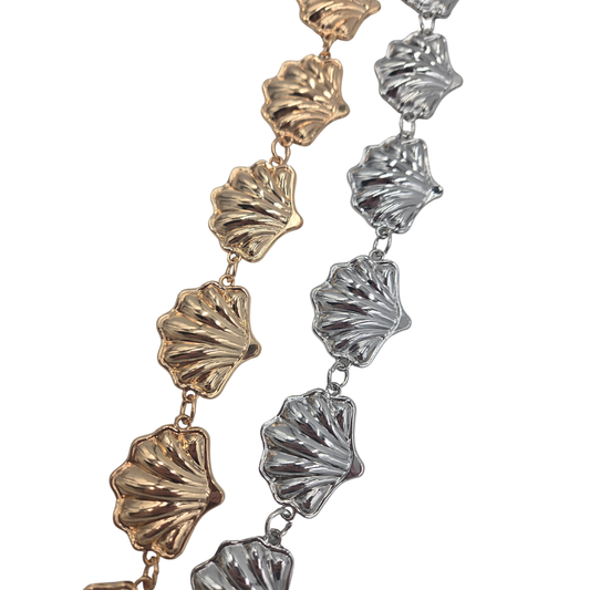 Sea Shell Chain Belt (2 colors)