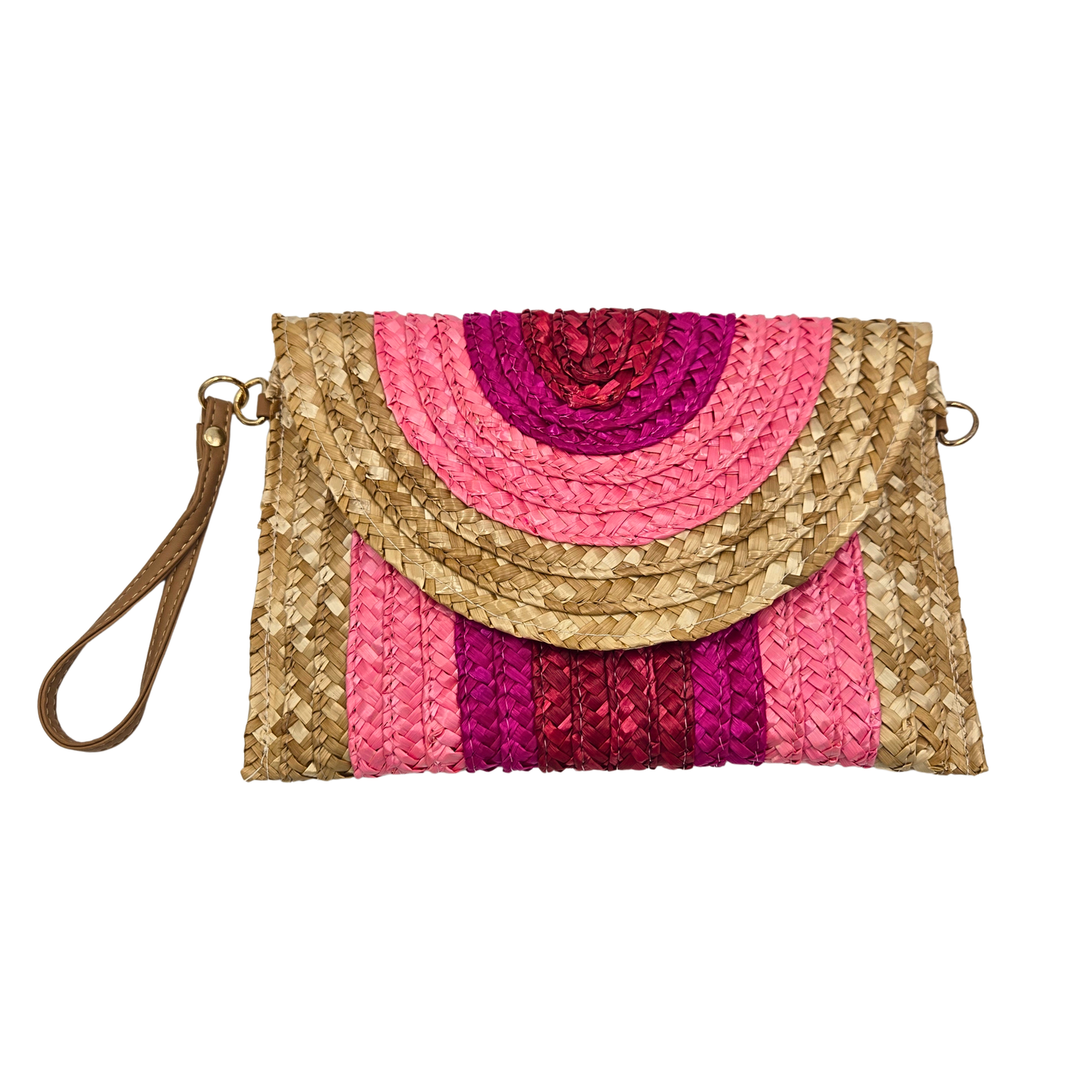 Woven Straw Envelope Bag-3 Colors
