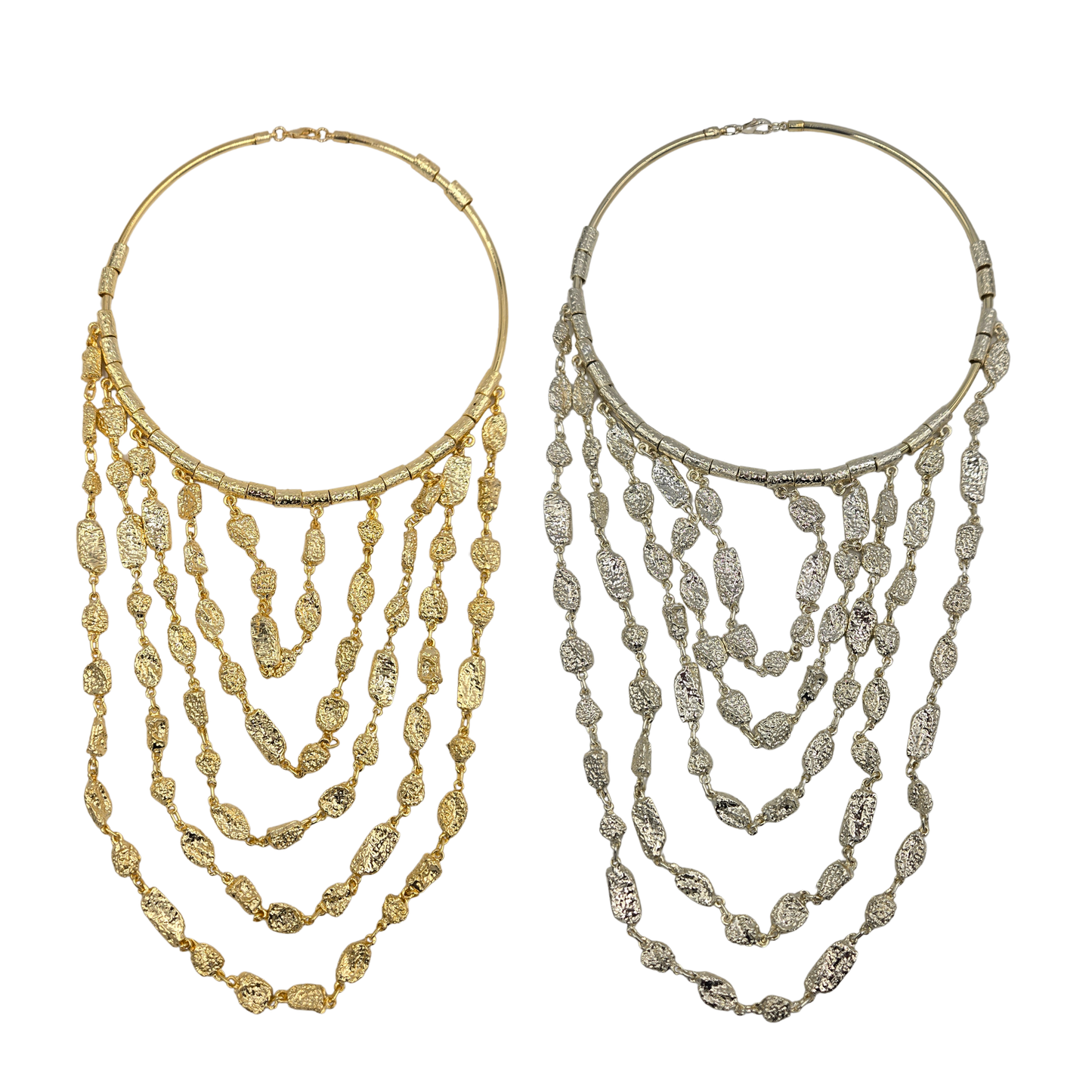 Myra Layered Gold & Silver Plated Necklace (2 colors)
