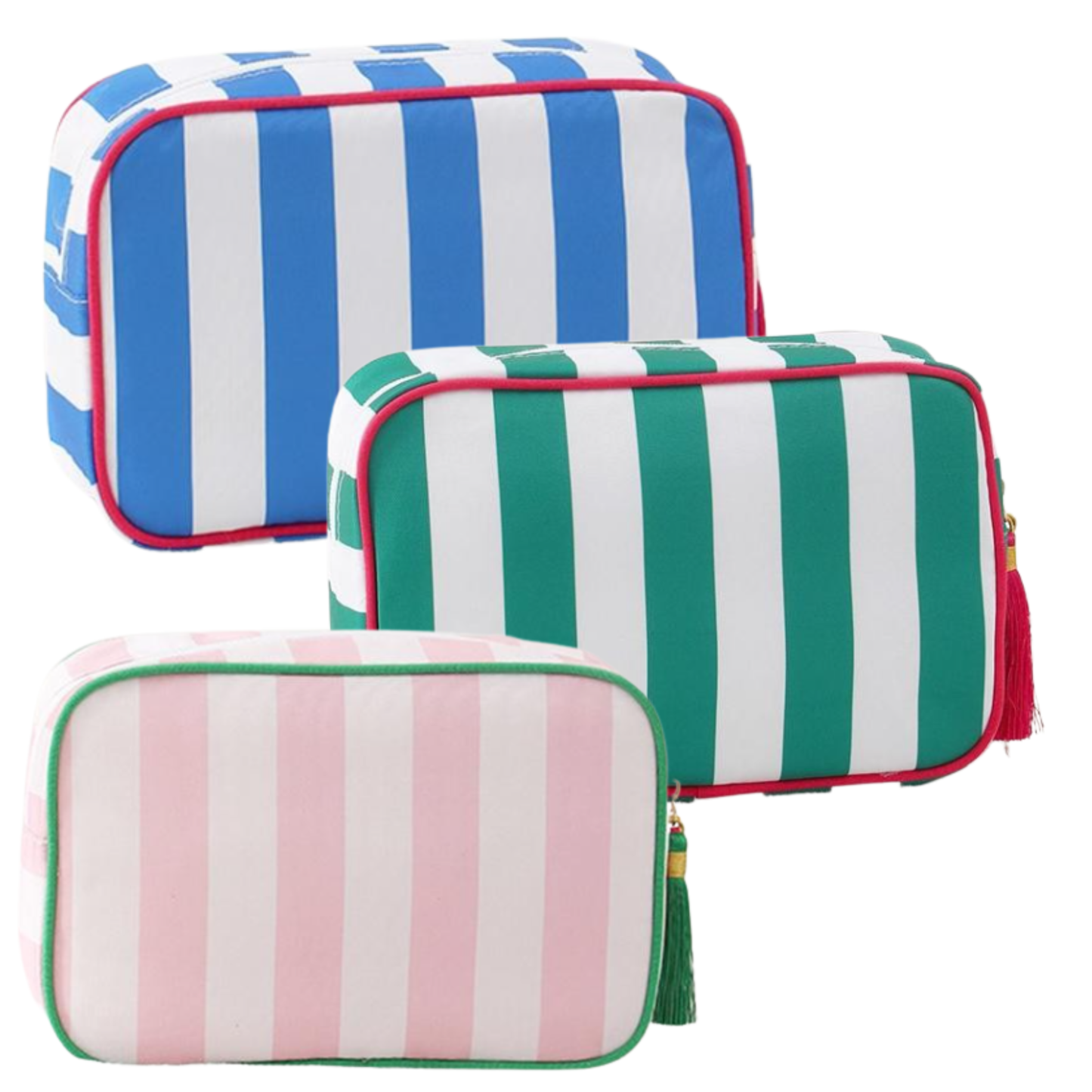 Striped Makeup Bag (3 colors)
