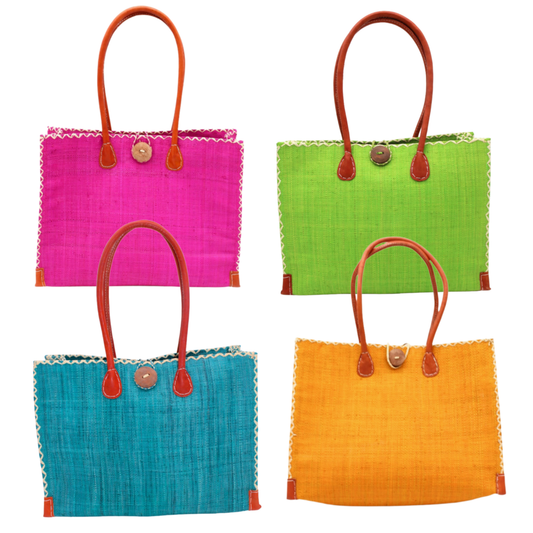 Zafran Solid Color Beach Bag (4 colors)