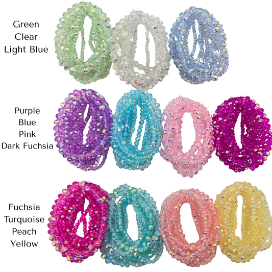 Pastel Bling Bracelet Stack (11 colors)
