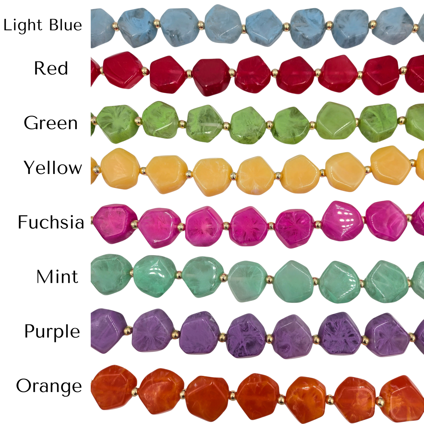 The Betty Statement Necklace (12 colors)