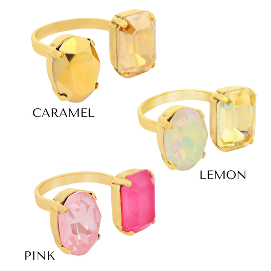 TOVA - The Janel Ring in Fairy Dust (3 colors)