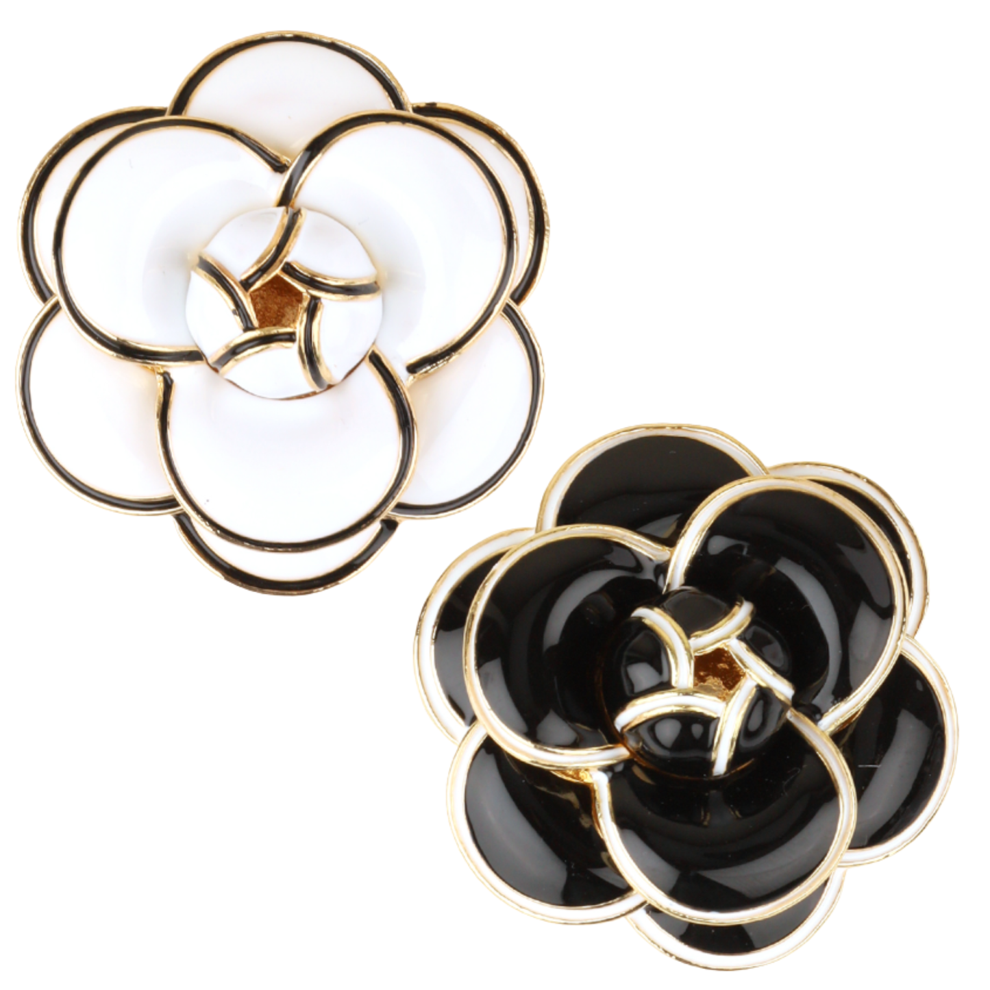 Enamel Flower Brooch (2 colors)