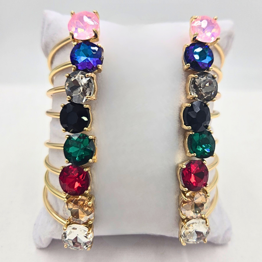 Signature Round Jewel Bangle (8 colors)