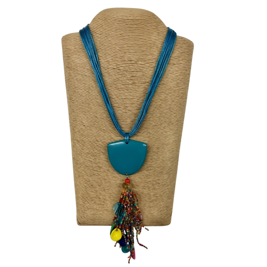 Turquoise Fiesta Statement Necklace