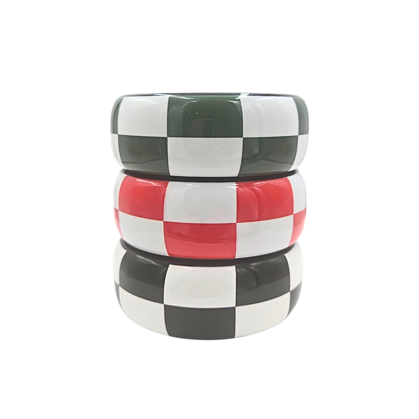 Checkered Print Bangle (3 colors)