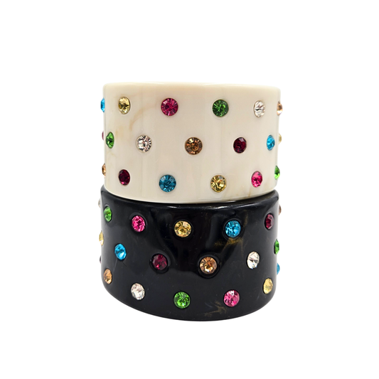 Chunky Sparkle Marble Cuff (2 colors)