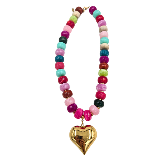 WP - Colorful Heart Necklace