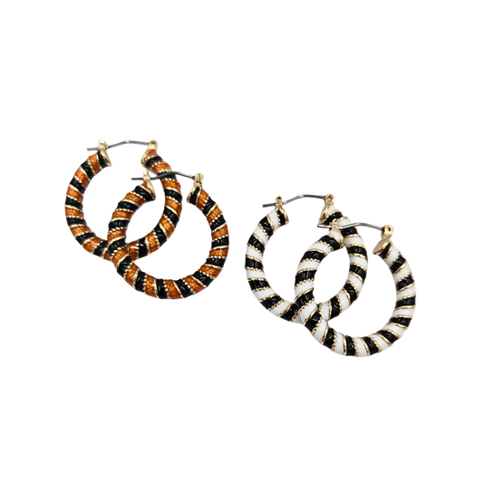 Halloween Striped Hoops (2 colors)