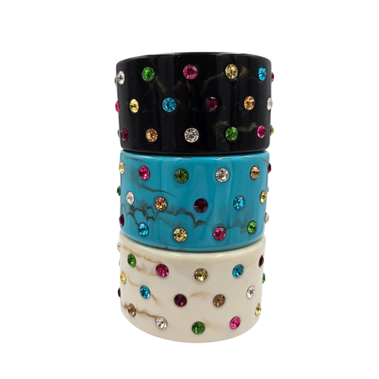 Chunky Sparkle Marble Cuff (3 colors)