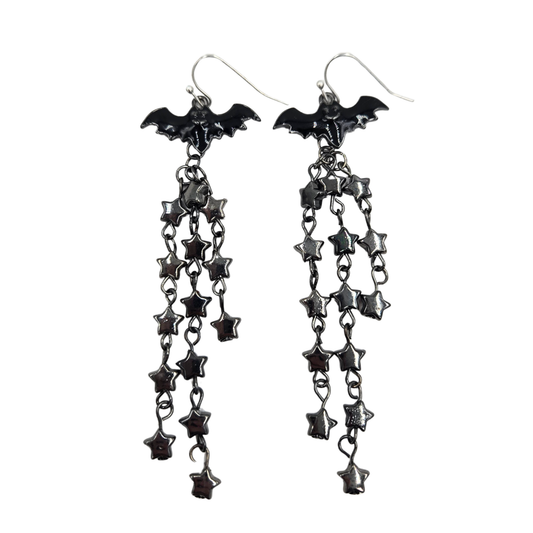 Midnight Bat Earrings