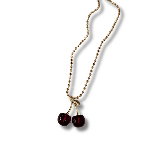 Charming Cherry Necklace