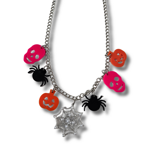 Spooky Season Acrylic Necklace