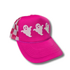 Pink Glittery Ghost Trucker Hat