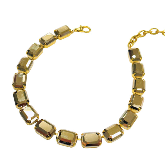 TOVA - The Kamala Necklace in Metallic Gold