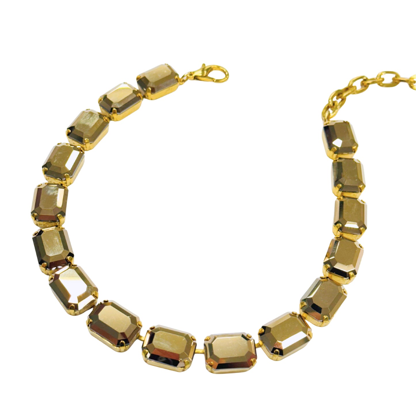 TOVA - The Kamala Necklace in Metallic Gold