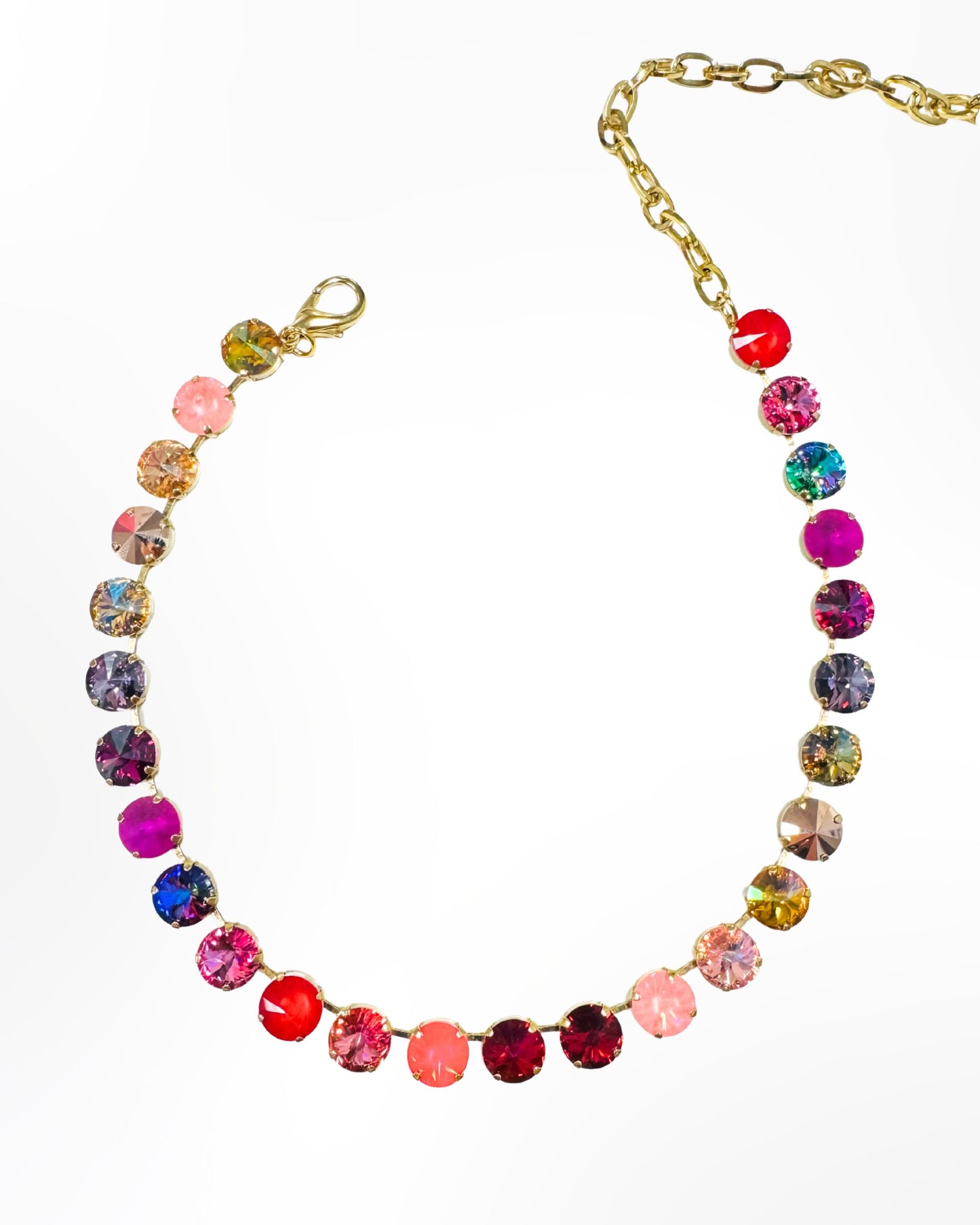TOVA - The Sofia Necklace - Flamingo Mix