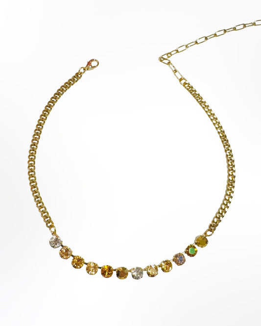 TOVA - The Mini Oakland Necklace - Goldie