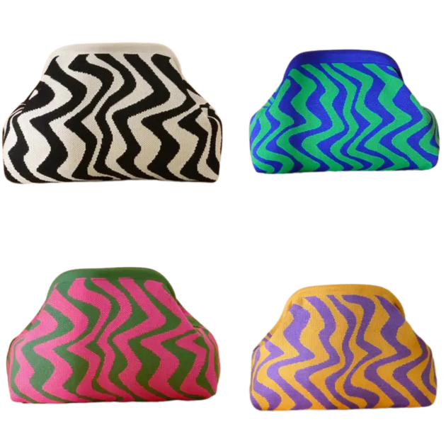 Seabreeze Woven Clutch (4 Colors)