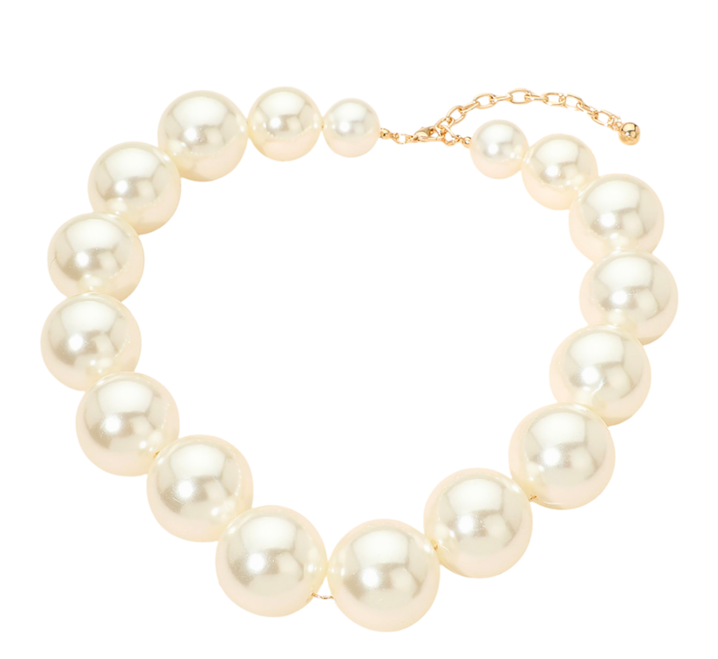 Oversized Pearl Beaded Necklace