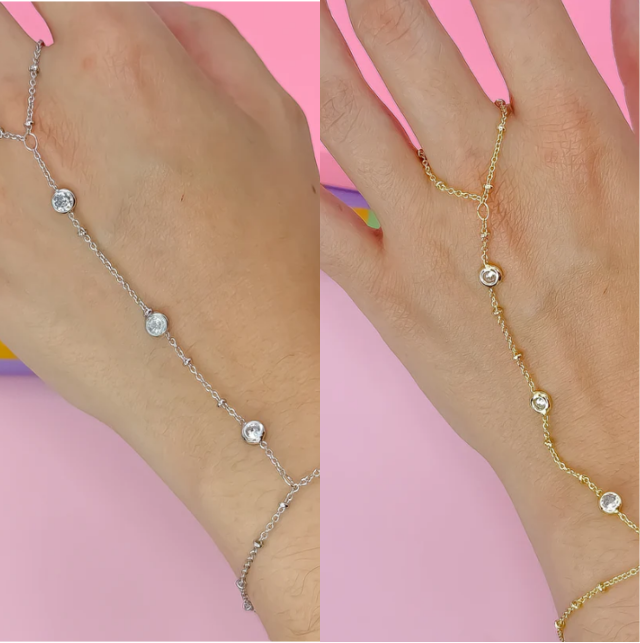 TJ - Aurora Touch Hand Chain- 2 Colors