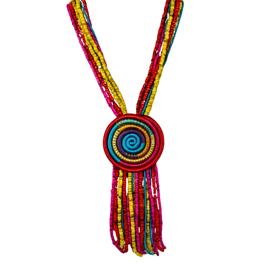 Spiral Statement Necklace