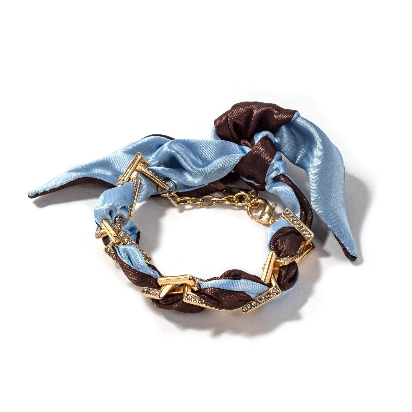 Erimish x Walker Rose Blue Ribbon Bracelet