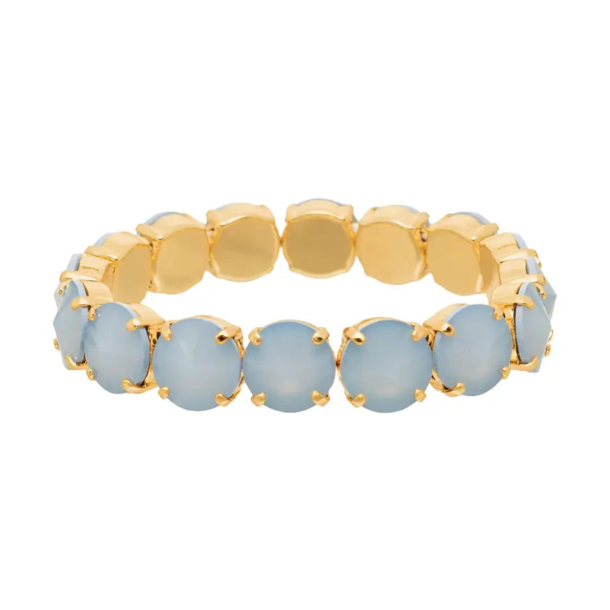 TOVA - Croatia Stretch Bracelet - Ultra White Opal Fairy Dust ( Colors)