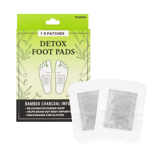 Lindo Detoxifying Foot Pads - Bamboo Charcoal - 10pcs/Pk