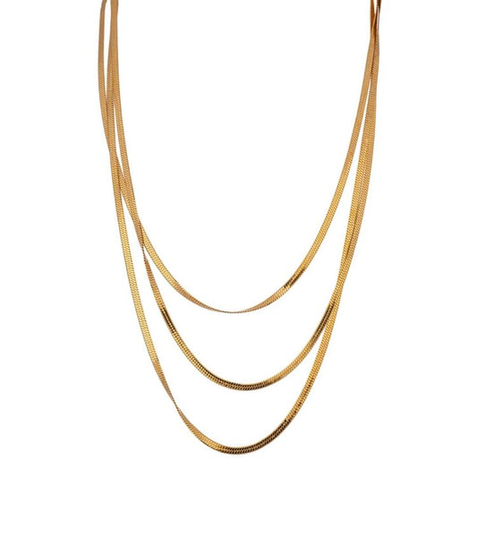 WP - Layered Snake Chain Necklace