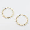 TJ - Chic Pearl Hoops - 2 Sizes