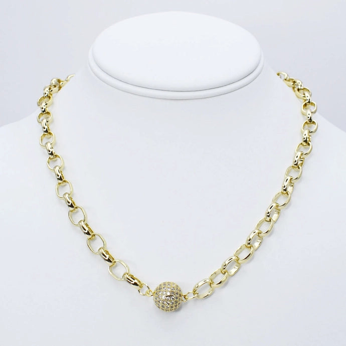 TJ  -  Pixie Pearl Chain Necklace
