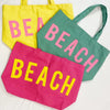 Beach Canvas Tote (3 colors)