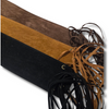 Blaire Faux Suede Fringe Wrap Belt (3 colors)