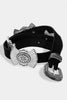 Flower Medallion Western Buckle Belt