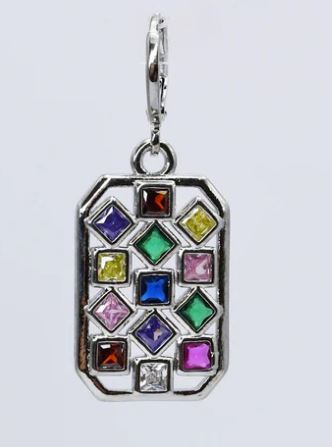 TJ - Infinity Stones Silver Charm